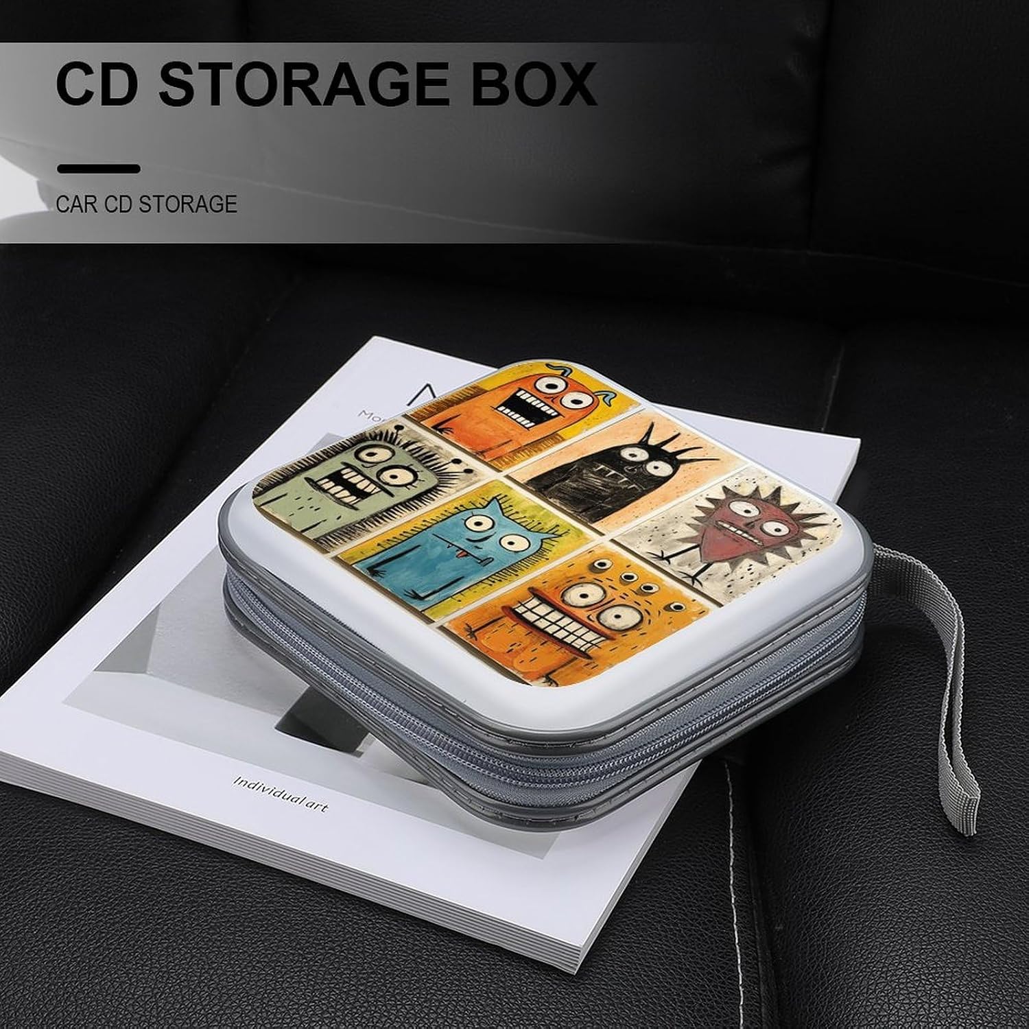 Freestyle Painting CD Case CD Storage Box DVD Sleeves