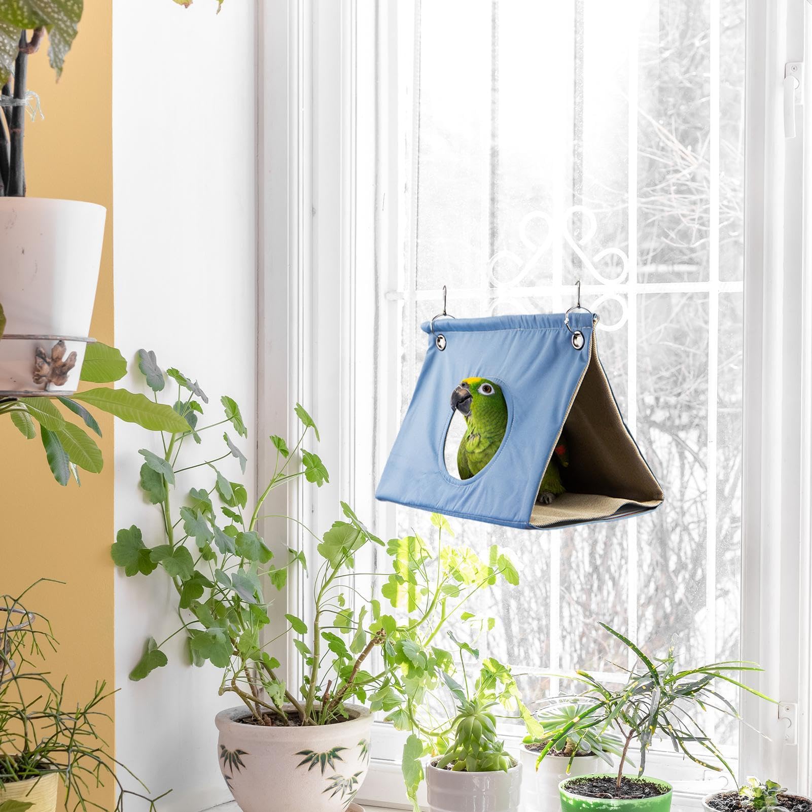 Generico Letto per Uccelli, Letto per pappagalli - per Uccelli Amaca Budgies,Comodo per Amaca per pappagalli Morbido e Traspirante per calopsitta, pappagallino Ondulato, cacatua, Pappagallo