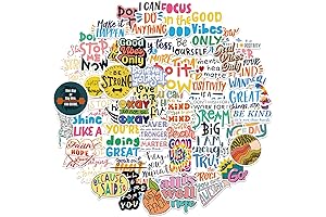 100PCS Motivational Quote Stickers: Unleash Your Inner Strength and Positivity