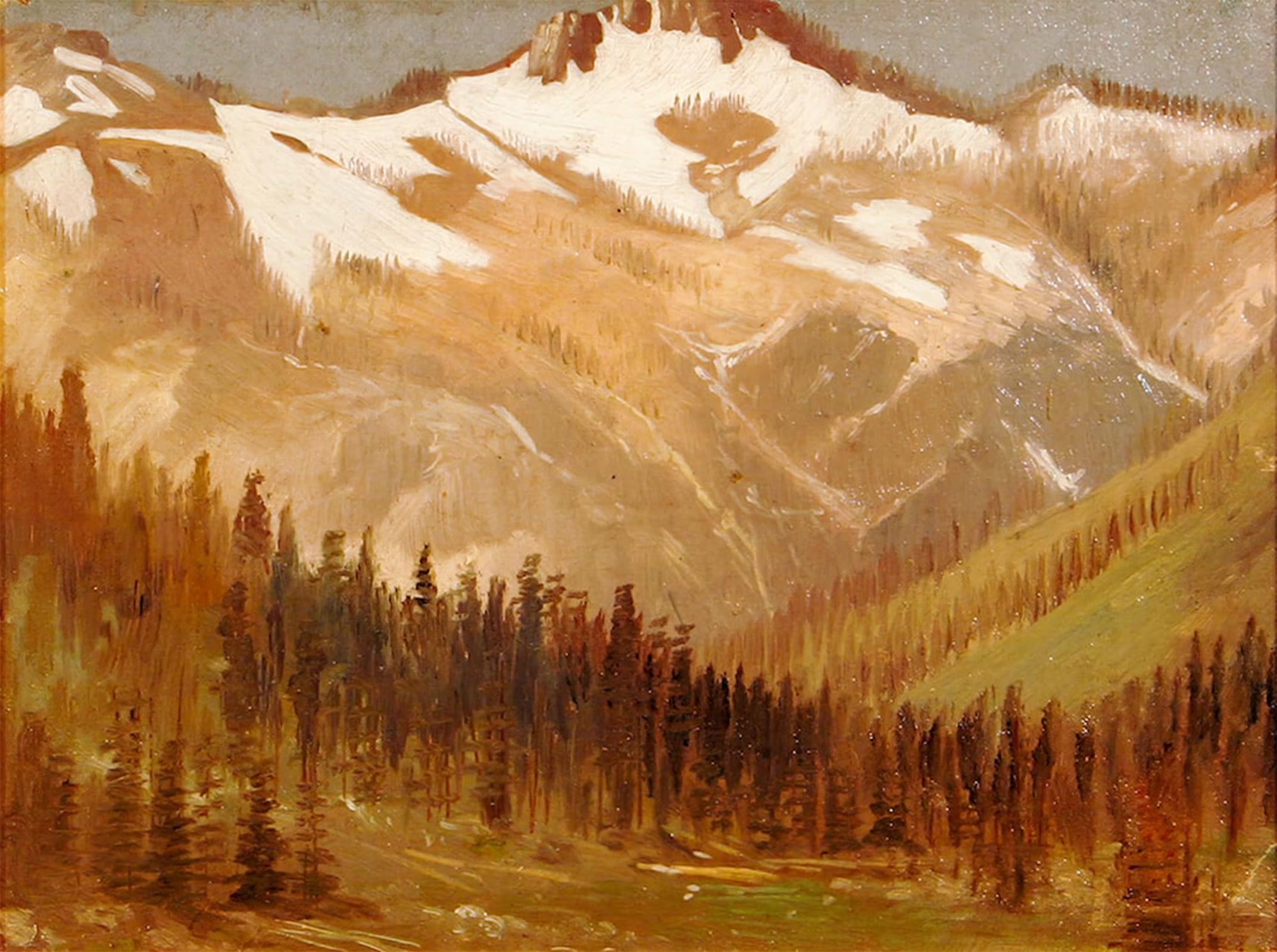 ARTXLXXBN Famous Prints Artwork Pictures Poster Painting Art Truckee River Region by Edwin Deakin Artwork Landscape Pictures for Home Decor 60x90cm