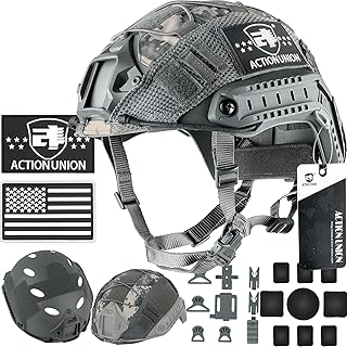 ACTIONUNION Airsoft Helmet Set PJ Type Tactical Paintball Helmet