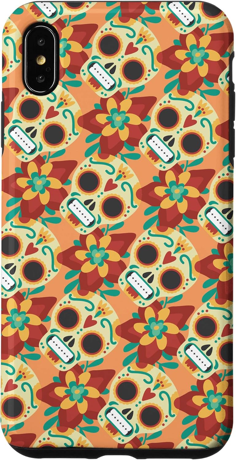 iPhone 12 mini Mexican Colorful Skull Candy Design Case
