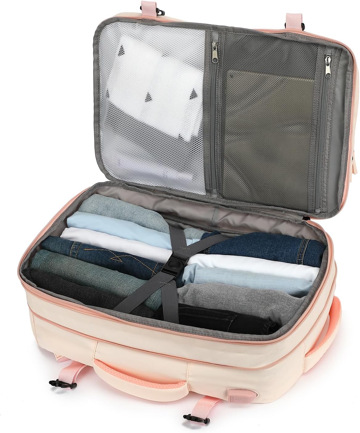 Unisex Travel Backpack Expandable Waterproof Luggage Anti Theft Bagpack 16 Inch Laptop Ravel Bag for Travel, Work