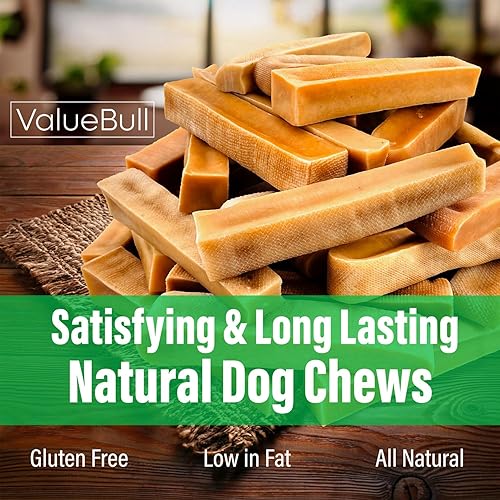 Miniatura 7 de ValueBull Himalayan Yak Cheese - Masticables para perros, grandes, paquete al por mayor de 50 unidades, de larga duración para masticadores