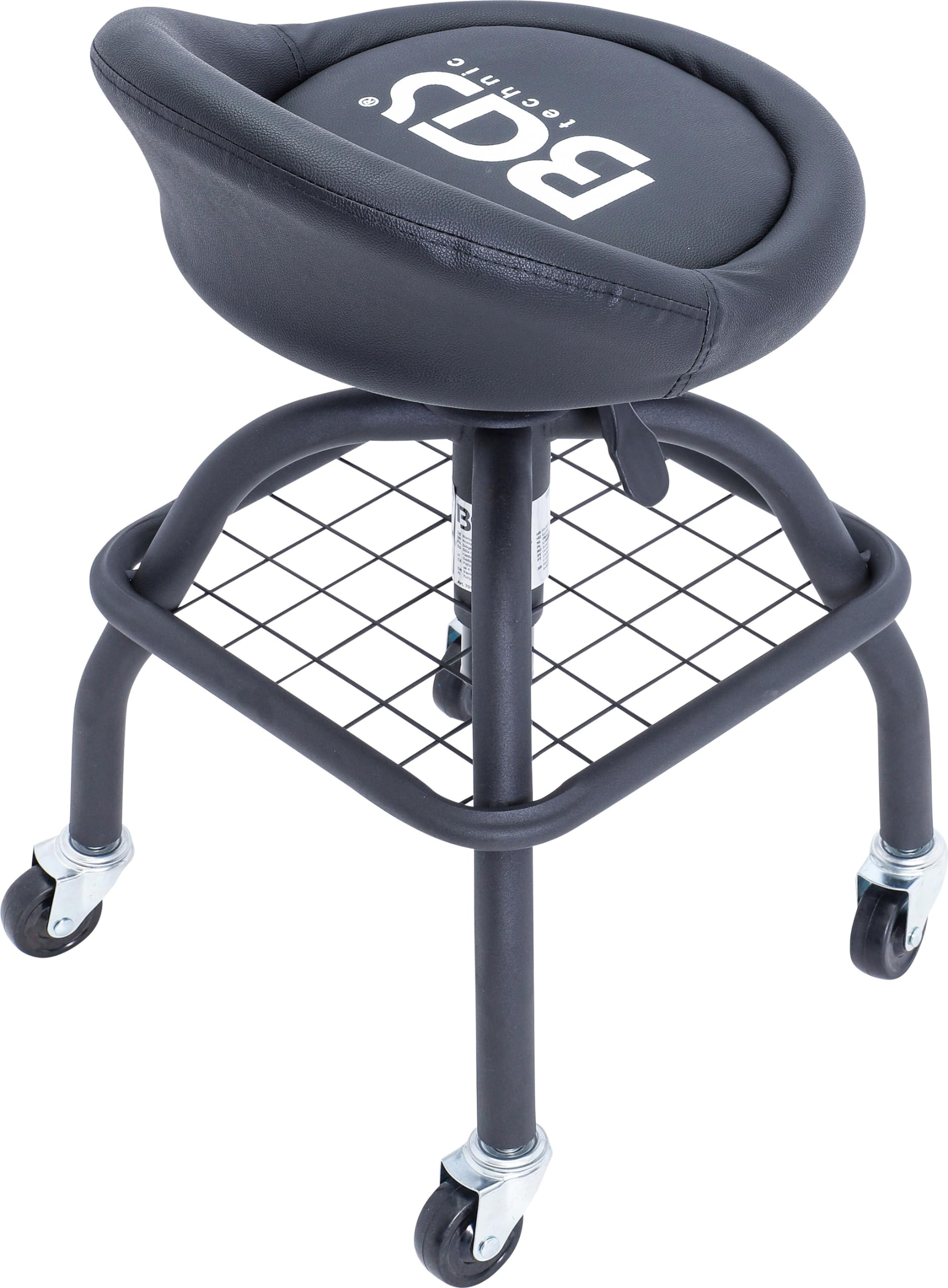 BGS Sedia da officina regolabile in altezza 540-680 mm 4 ruote