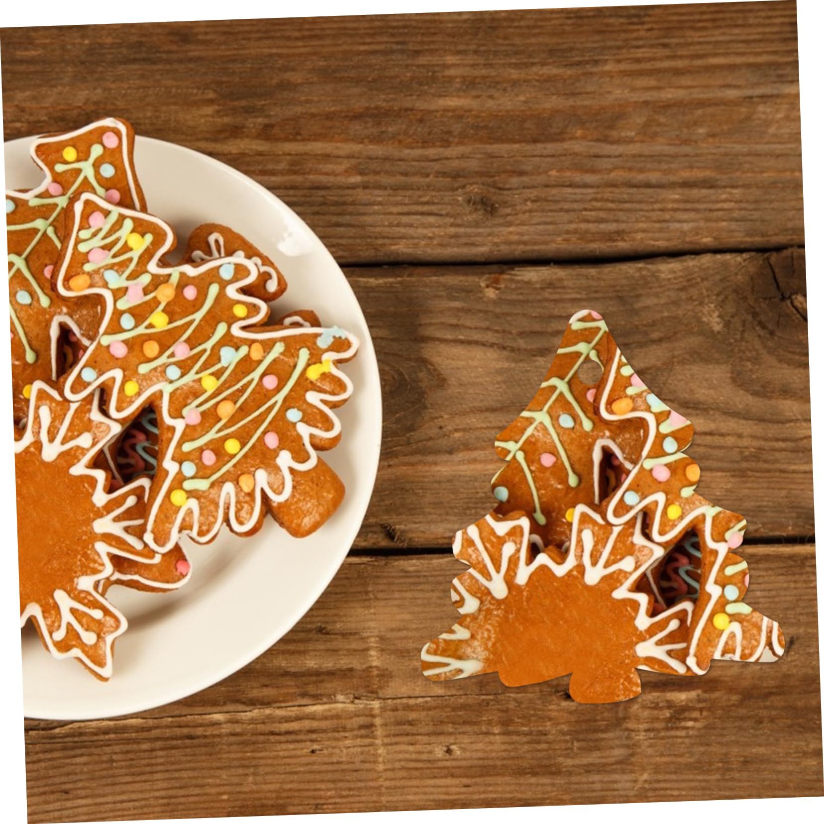 VILLCASE 18piezas Moldes De Para Pasteles De Navidad De Diseño De Árbol y Para Chocolate y Decoraciones De Repostería
