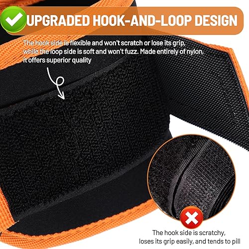 Miniatura 4 de Bandas de resistencia de tobillo con puños - Entrenamientos de glúteos retrocesos, extensiones de piernas, abductores de cadera