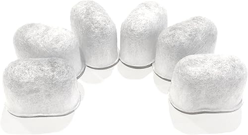 Everyday Reemplazo de filtros de agua de carbón para máquinas de café Keurig pack de 6 Blanco