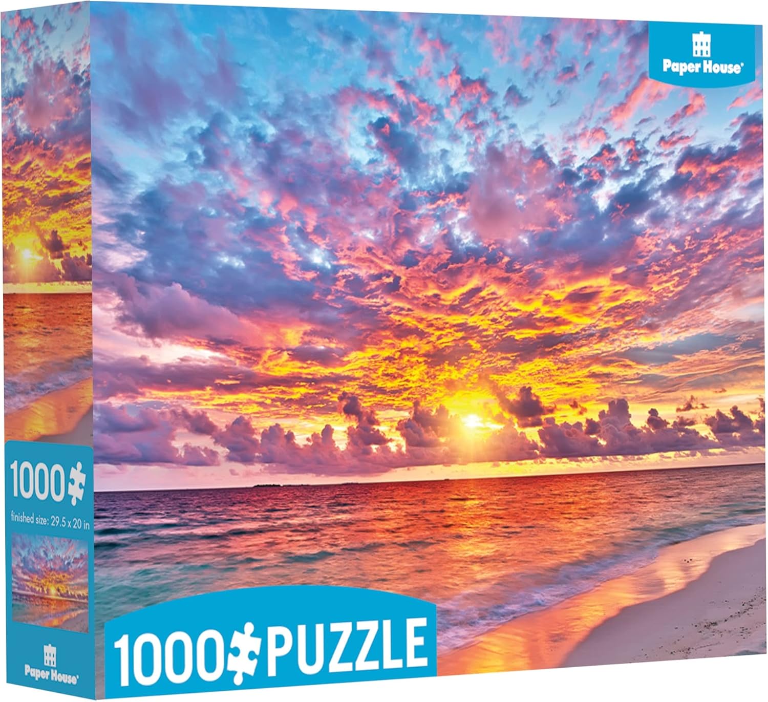 Paper House Productions Seaside Sunset, 1000 Piece Jigsaw Puzzle