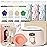 KOTAMU Wax Warmer, Waxing Kit for Women Men Hair Removal, Digital Waxing Machine for Face Eyebrow Bikini Brazilian Leg Body &Sensitive Skin, Pink Wax Kit With 44 Accessories for Home Salon Use