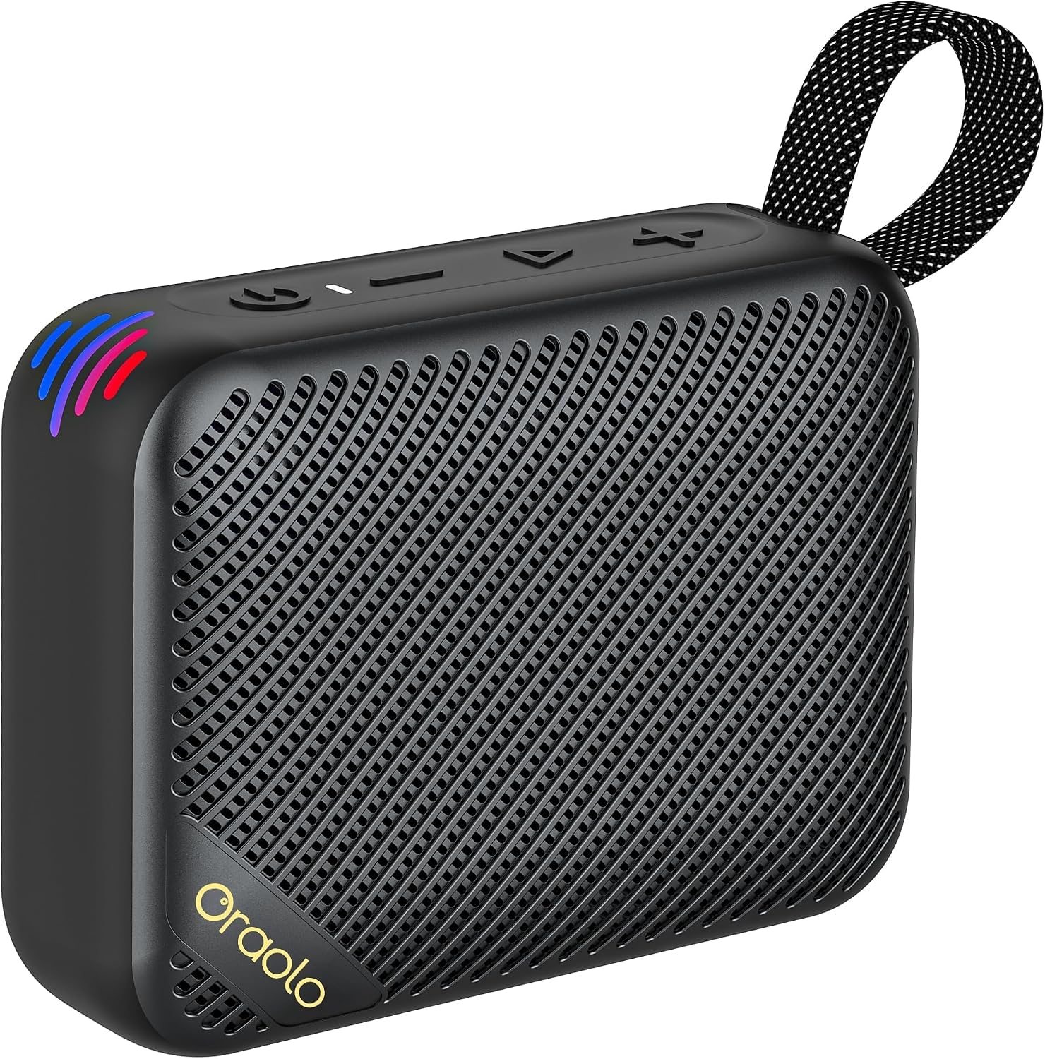 oraolo Tragbare Bluetooth Lautsprecher Mini Speaker Wireless Klein Musikbox | 20H Laufzeit Bluetooth 6.0 IPX7 Wasserdicht für Zuhause Radfahren Outdoor