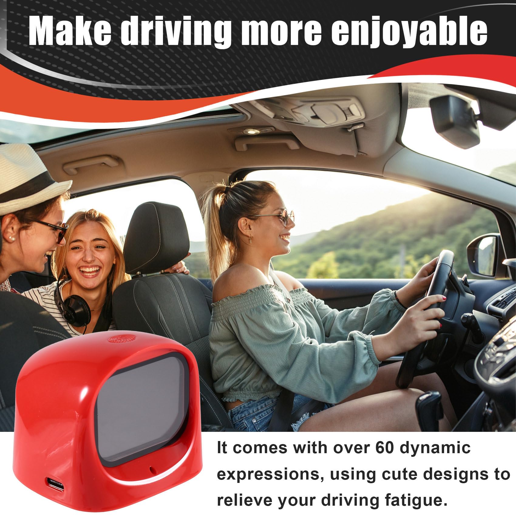 Mascota Electrónica Mangogo con IA, Funciones Interactivas WiFi, Compañero Moderno, Sensor de Personalidad, Emociones, Color Rojo