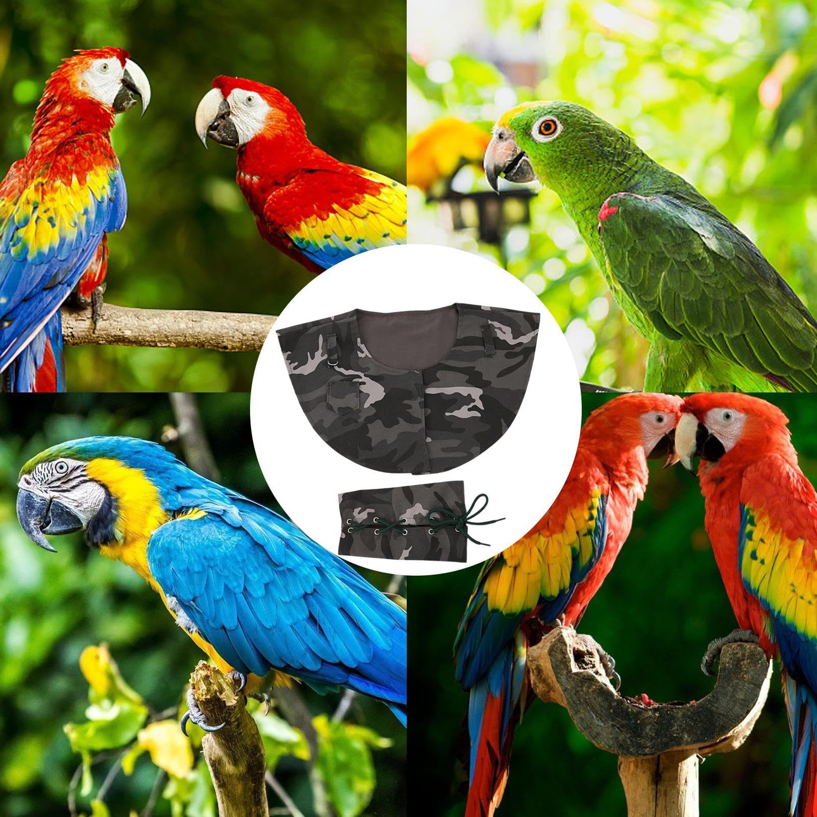 Housse D'épaule – Protecteur De Déjections D'oiseaux En Denim De 50 Cm, Coussin D'entraînement Anti-rayures, Épaulette Réutilisable, Protège-bras Confortable | Housse D'épaule Durable Pour Oiseaux, Po