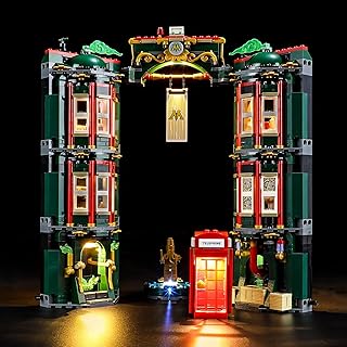 LED Light for Lego-76403 Harry Potter The Ministry of Magic Building Blocks Model (Lego Set NOT Included)