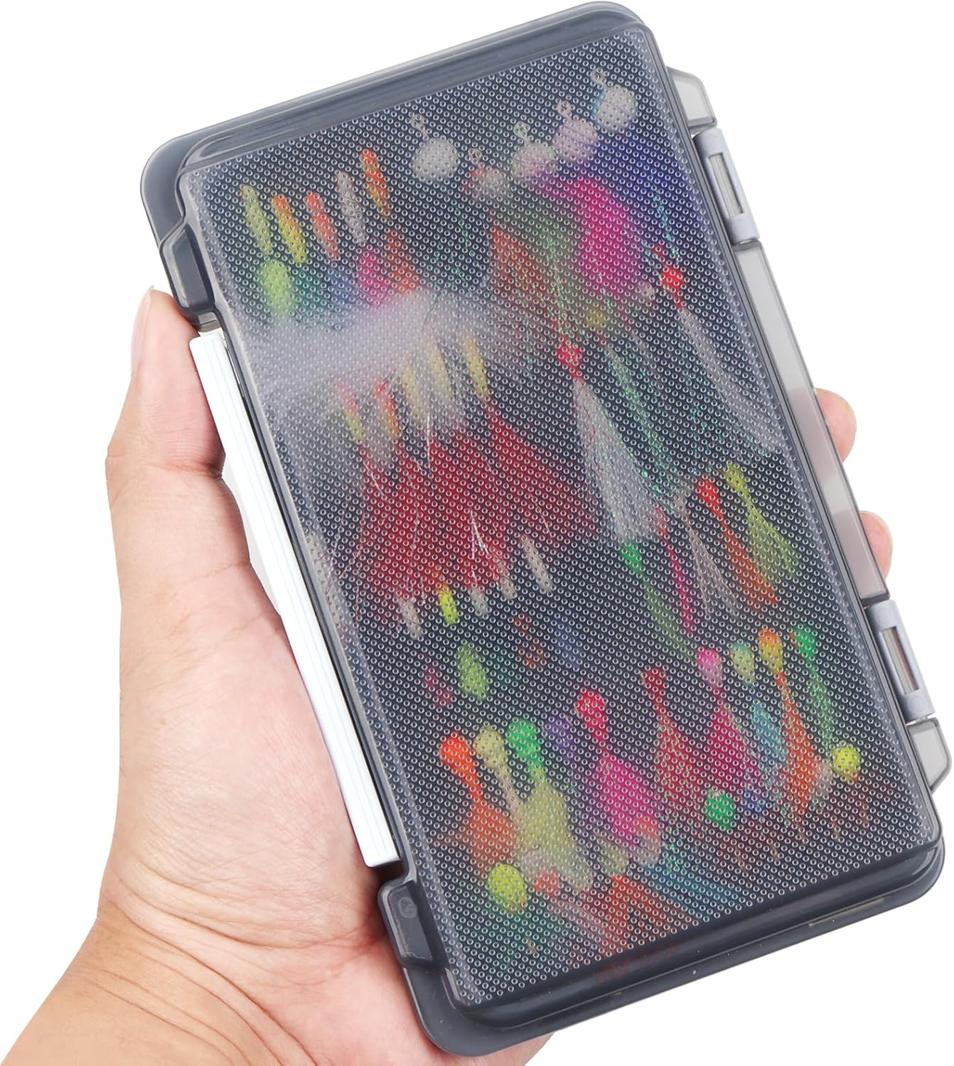 Ice Fishing Jigs Kit 100pcs Lures Bait Icefishing Set Crappie Jig Hooks Gear Accessories for Walleye Panfish with Tackle Box Gifts for Men