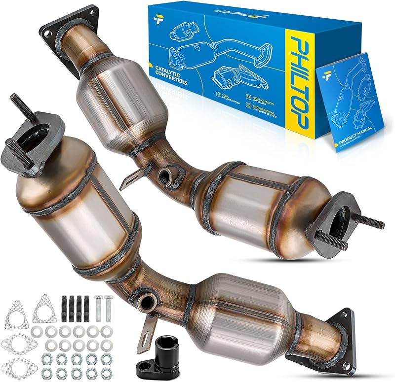 Conversor catalítico em aço inoxidável PHILTOP para Infiniti G35 e G37 – 2 unidades