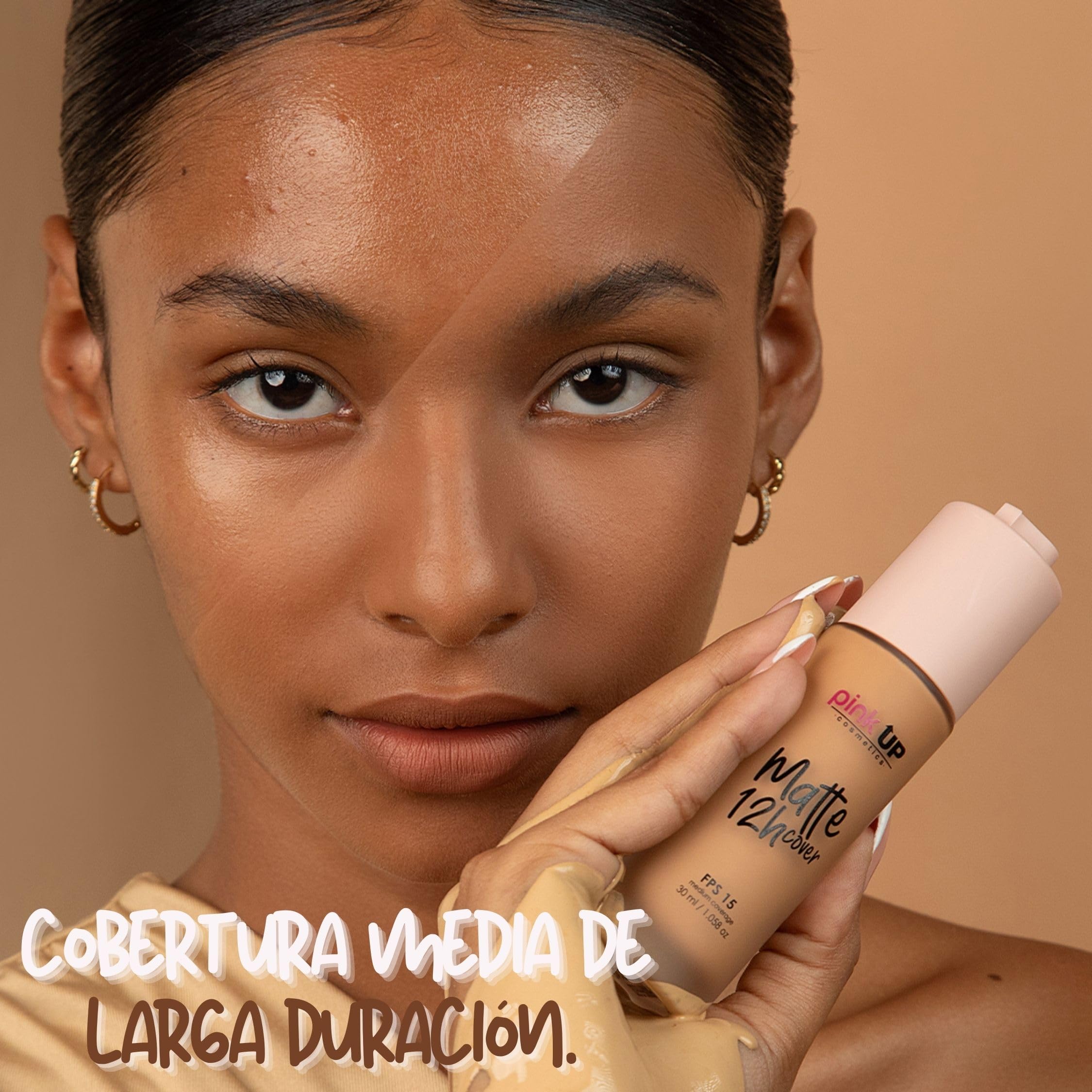 Amazon.com : Pink Up | Matte Cover| Liquid Makeup with SPF 15 | 12