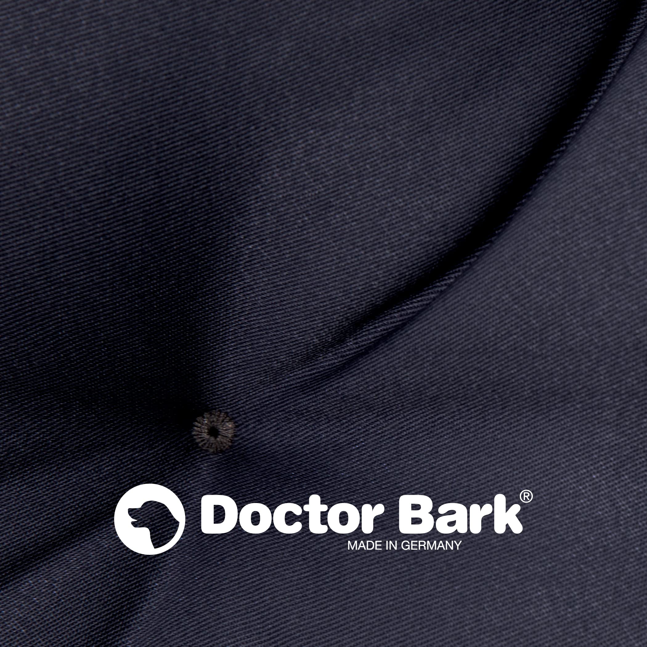 Doctor Bark Coussin pour Chien Urban - Lit orthopédique pour Chiens de Grande Taille - Matelas Robuste pour Chien intérieur/extérieur - Fabriqué en Allemagne (XL - 90x70 cm, Bleu Royal)
