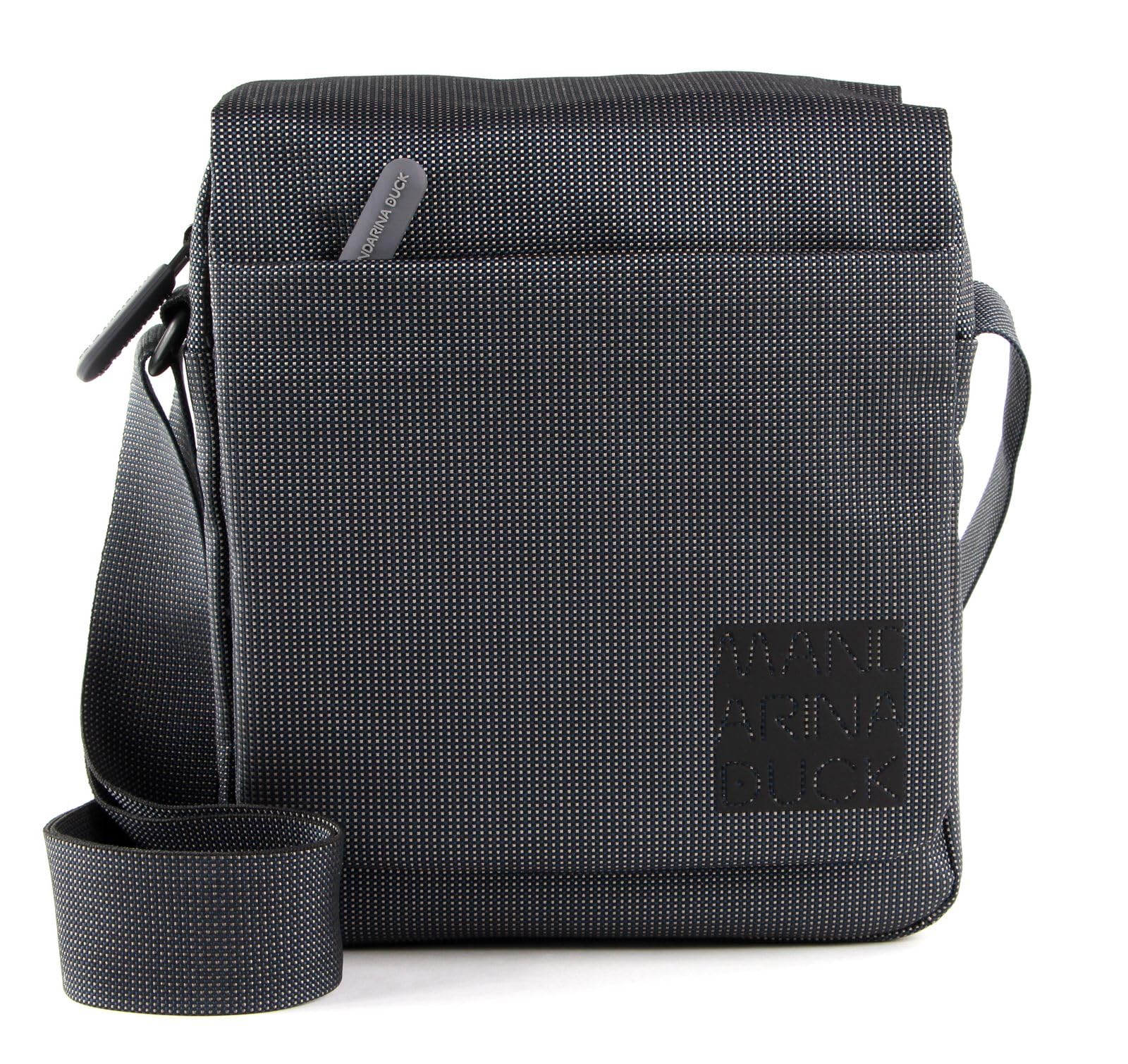 Mandarina Duck Men's District Messenger Bag, Steel, Taglia Unica