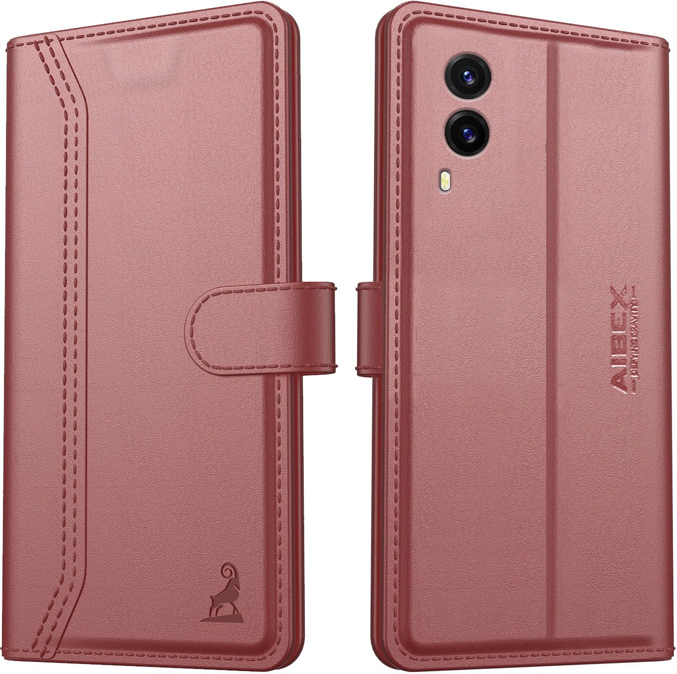 AIBEX ® Vivo V21e 5G Flip Cover Leather Finish | Inside TPU with Card Pockets | Wallet Stand | Complete Protection Flip Case Brown (B09HMVPYCW) Amazon Price History, Amazon Price Tracker