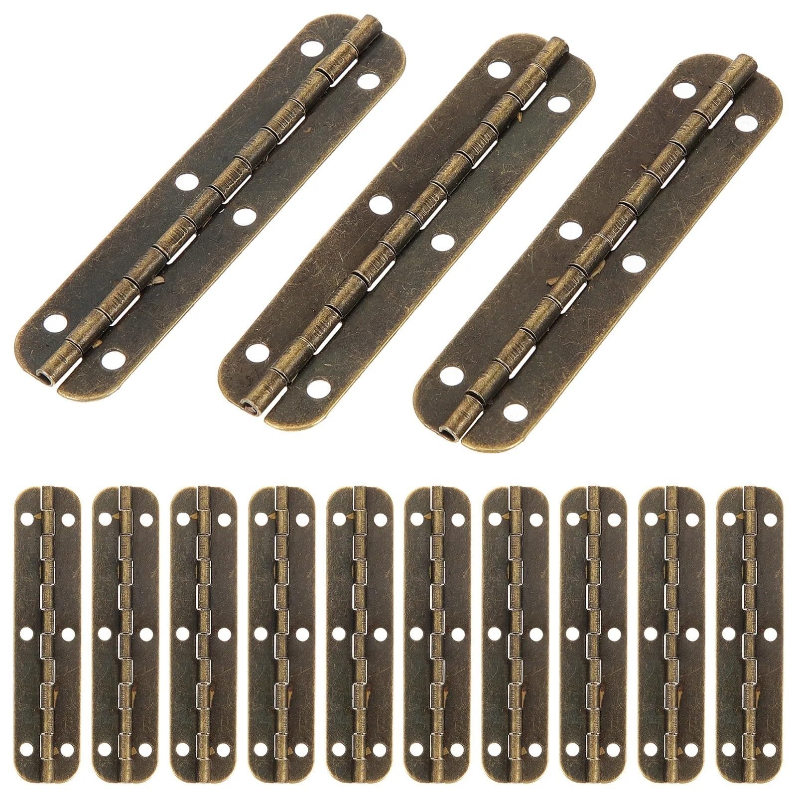 1Set Long Hinge Iron Heavy Duty Piano for Cabinet Doors Wardrobe Furniture 180 Degree Continuous Hinges Small for Pianos