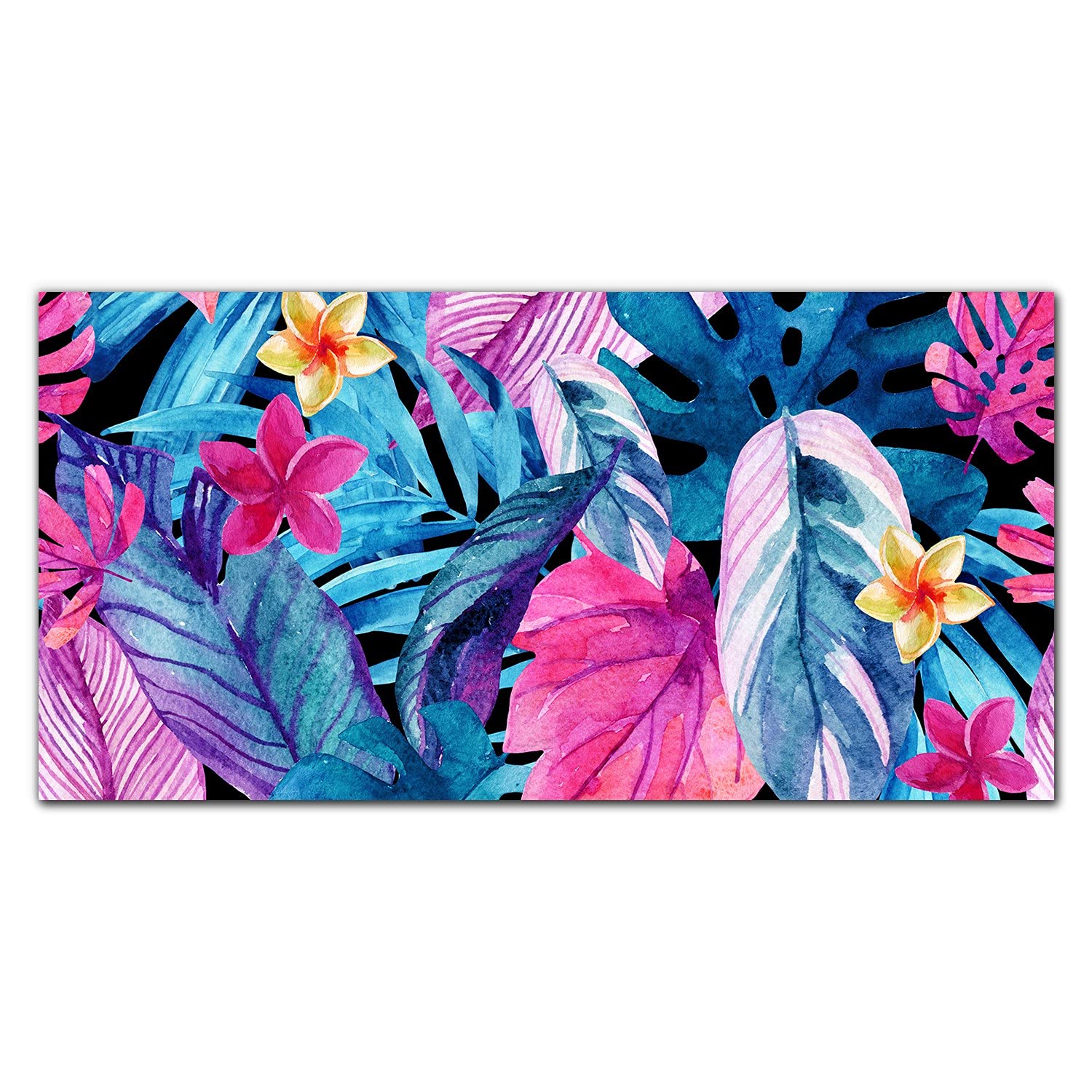 Crédence de cuisine adhésive en verre trempé 120x60cm pour effacer les taches de graisse