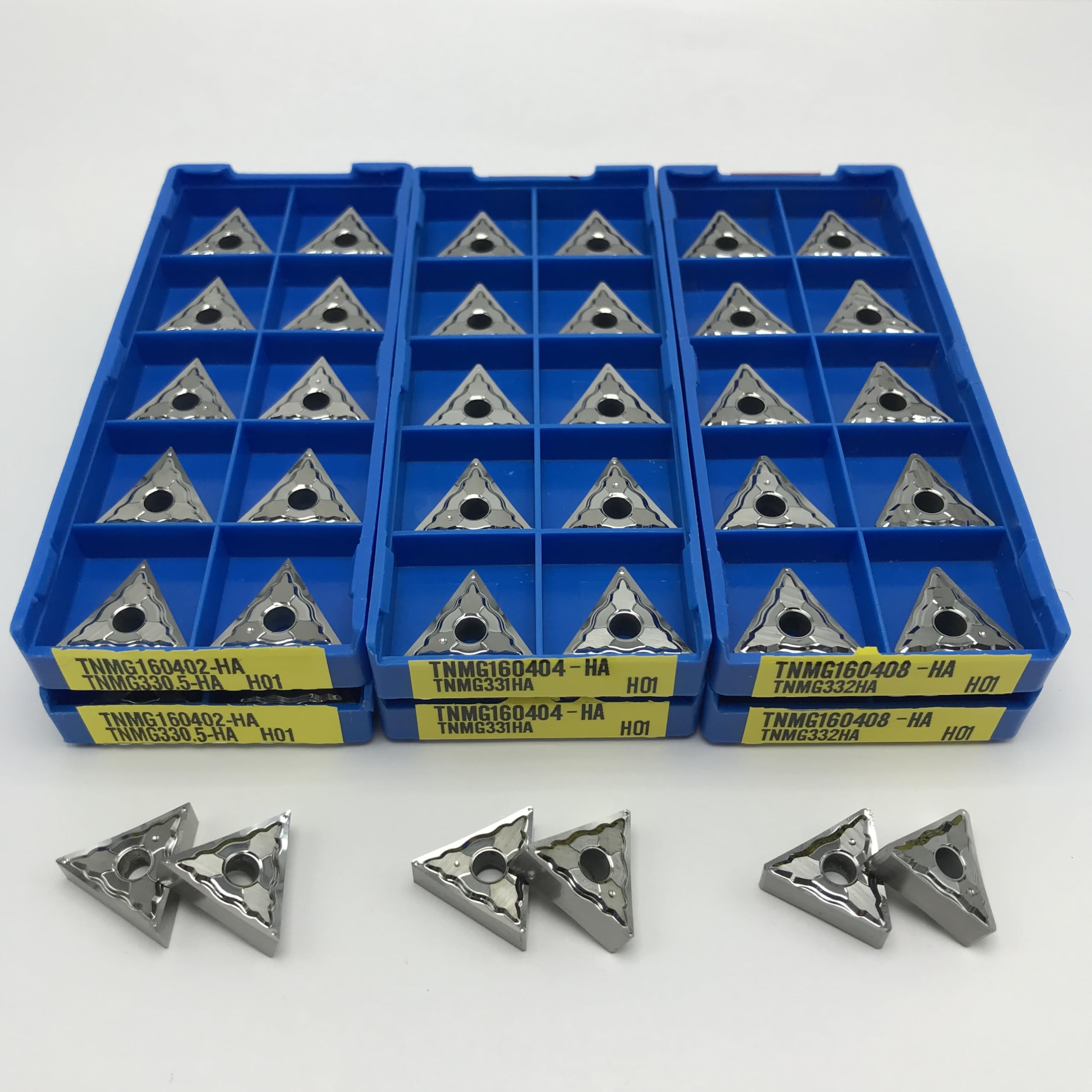 Plaquette de tournage aluminium TNMG160404 HA H01 pour outillage CNC ALU