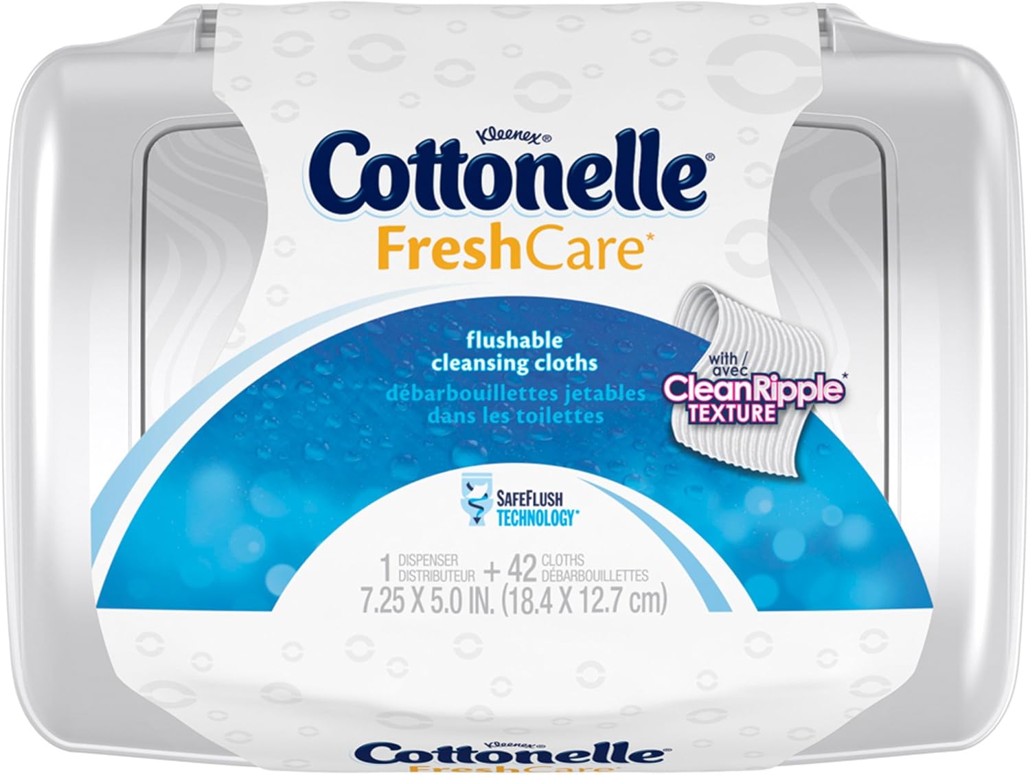 Kleenex Cottonelle Flushable Moist Wipes Pack of 42 Amazon.ca Health
