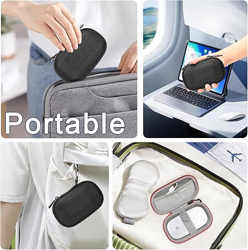 Miniatura 6 de RLSOCO Funda rígida para Apple Magic Mouse 213 y para Microsoft ModernSurface Mobile Mouse (solo funda)