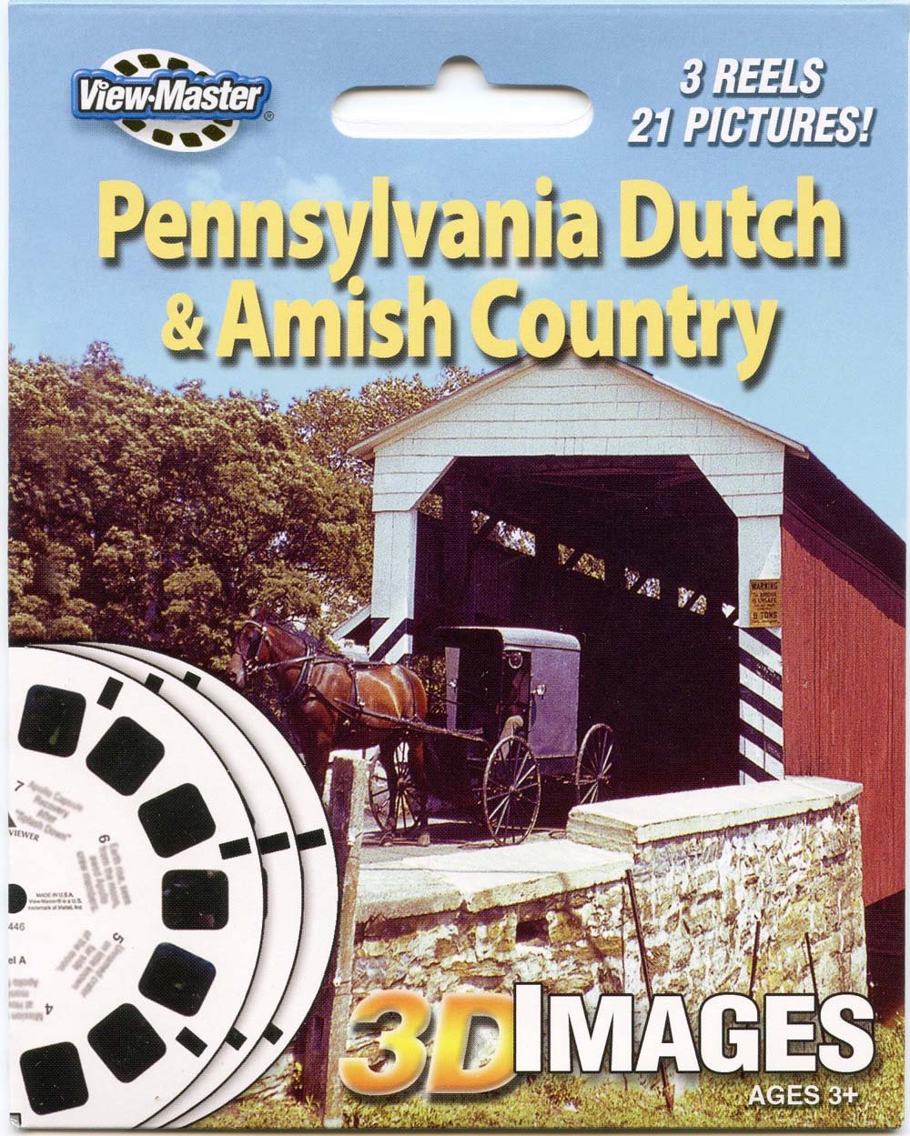 Pennsylvania Dutch and Amish Country- ViewMaster Reels 3D - Unsold Store Stock - Never Opened
