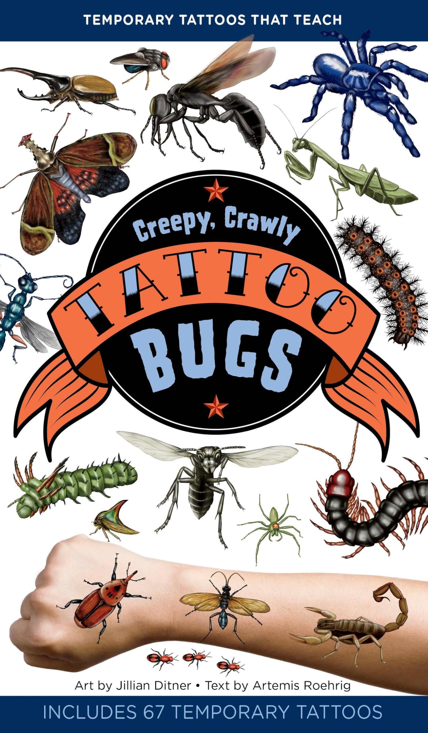 Creepy Crawly Tattoo Bugs