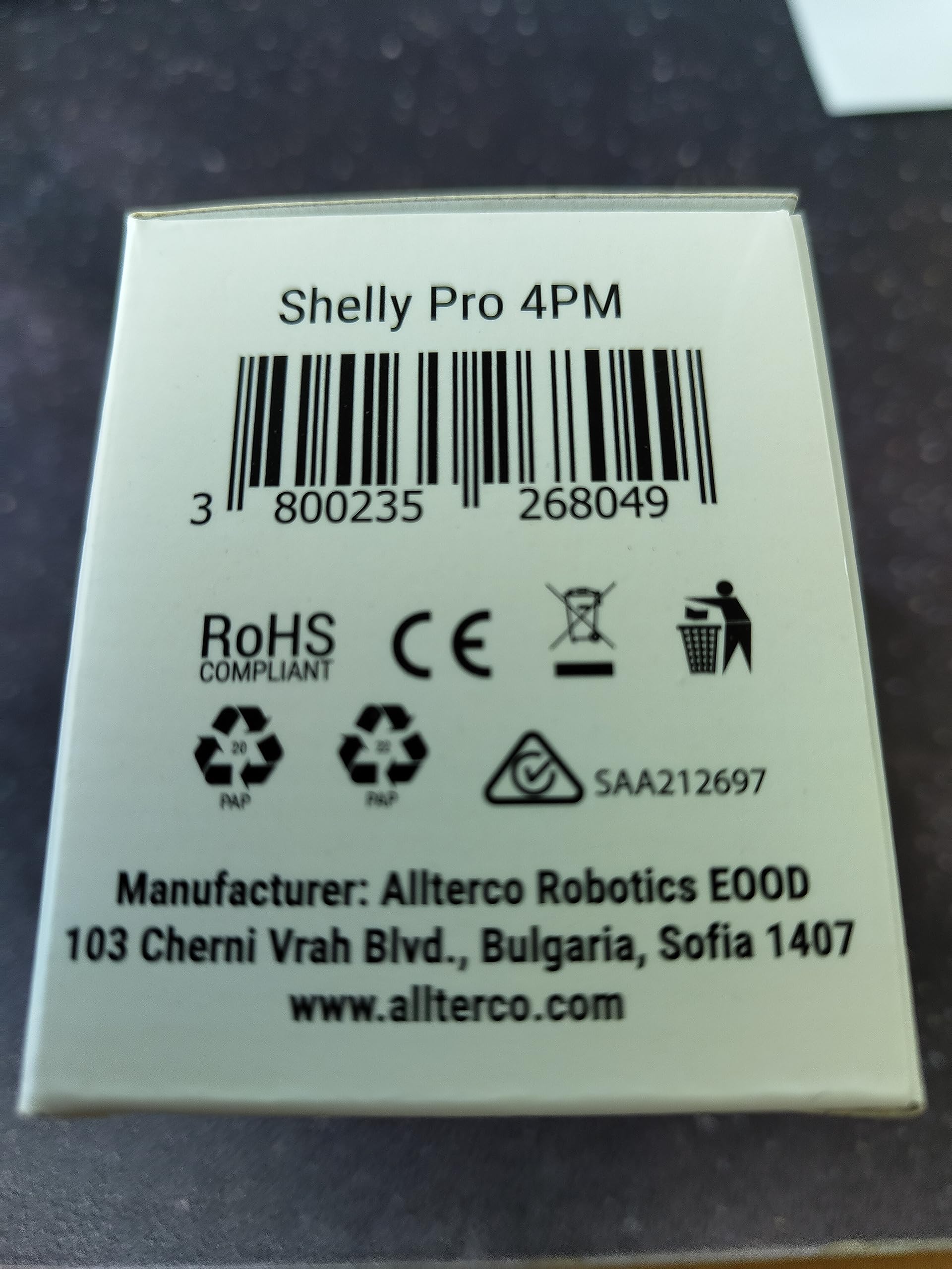 Shelly Pro 4PM V2 Automatico - Relè smart Wifi LAN Bluetooth 4 Canali, Barra DIN, Professionale…