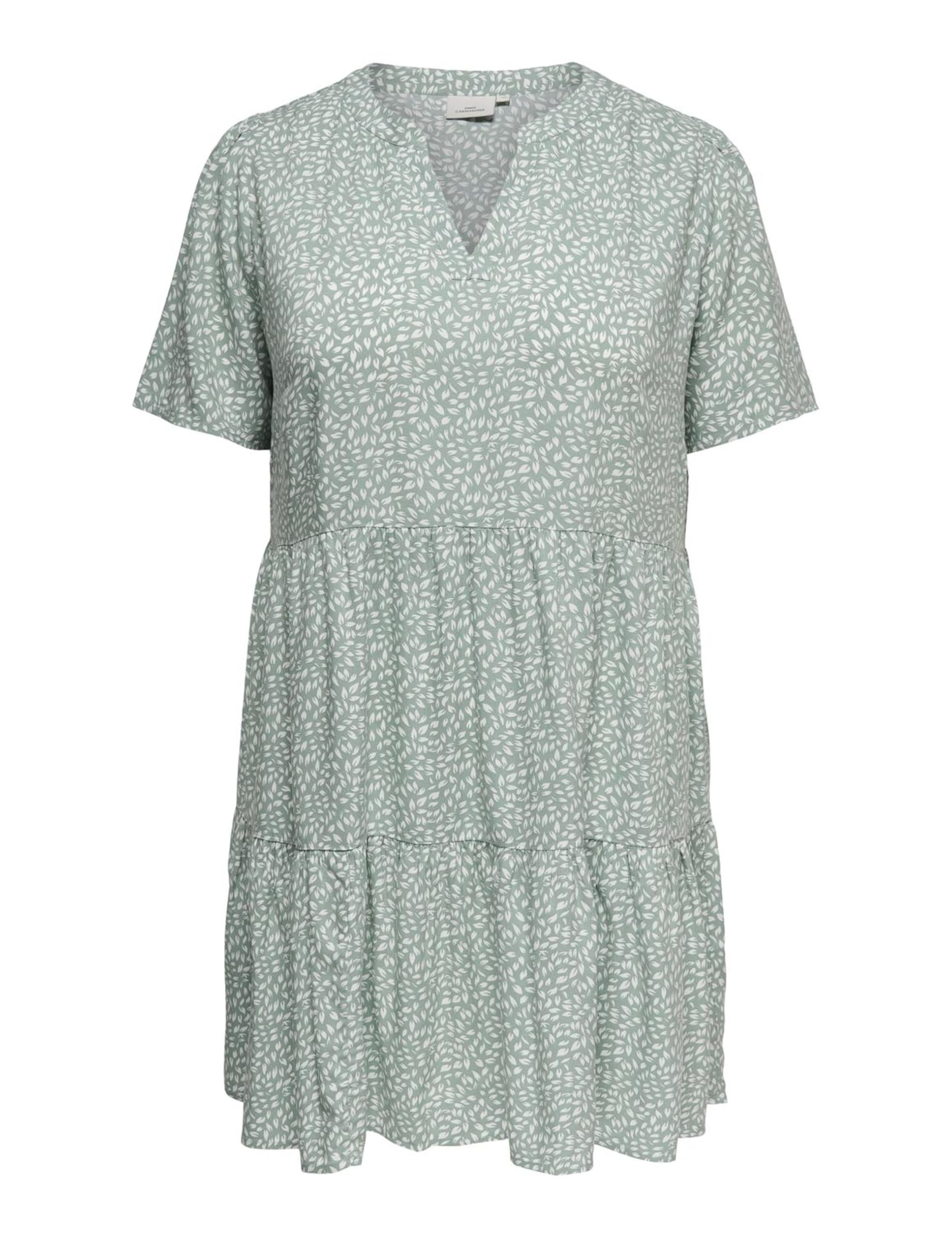 Only Carmakoma Carzally Life S/S Thea Tunic Dress Noos, Chinois Green, 18