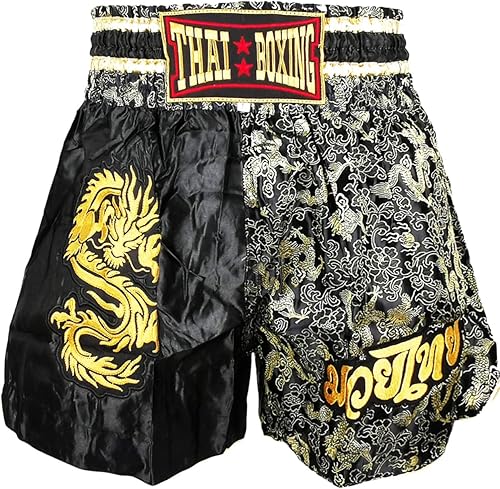 Boxeo Muay Thai Shorts Trunks MMA Artes Marciales Kickboxing Lucha Deporte Ropa