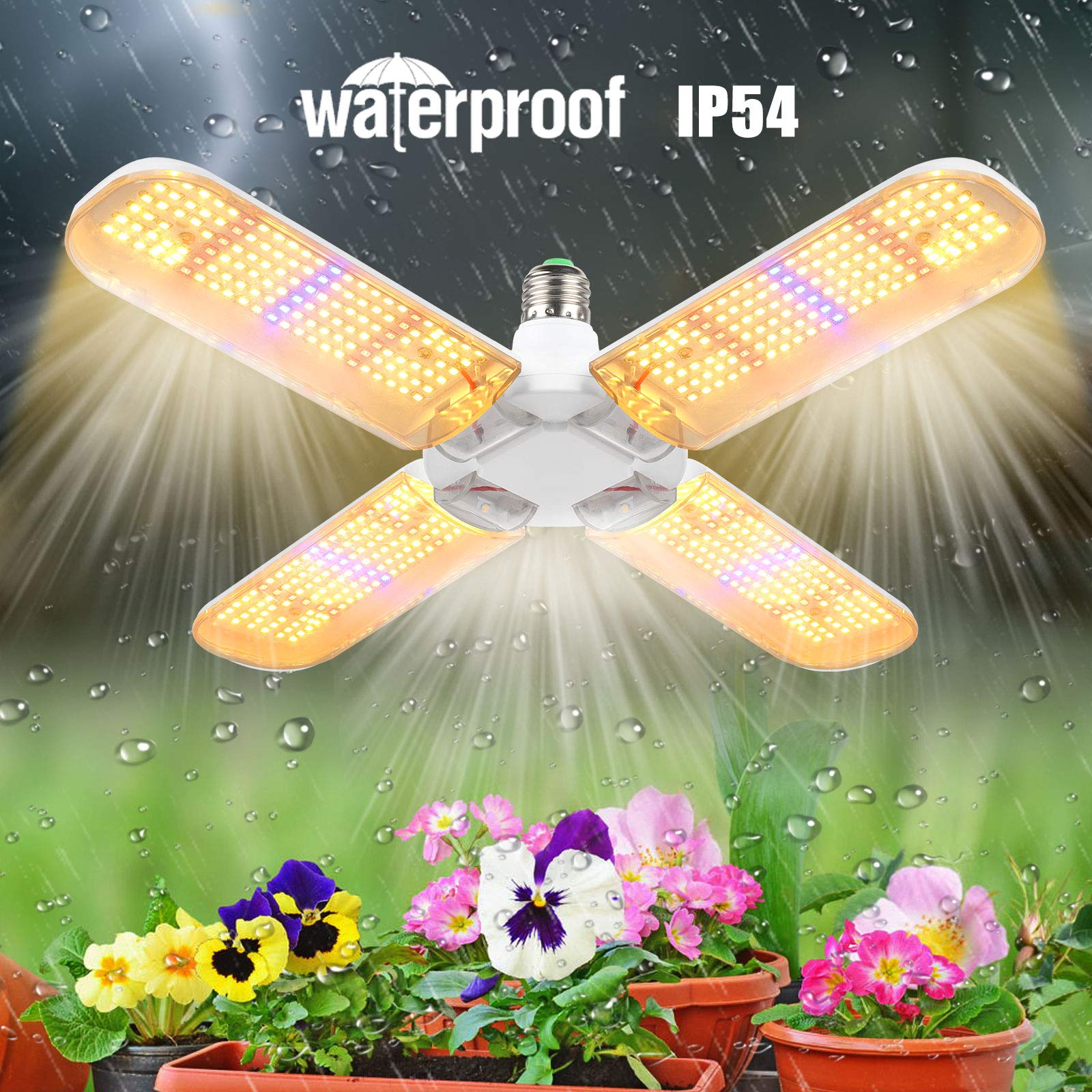 Lampada Per Piante Interna LED - Spettro Completo, Timer, Regolabile In Altezza