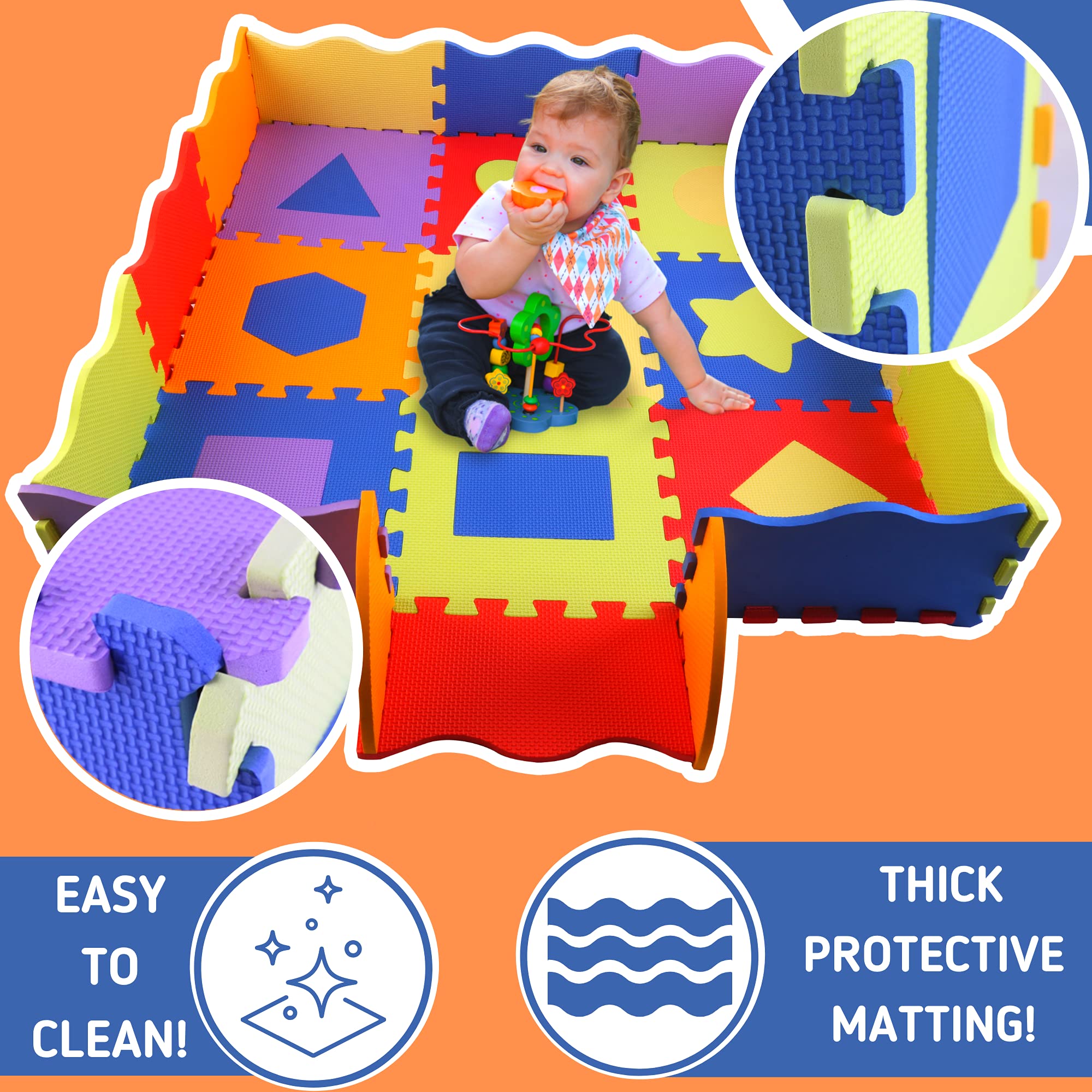 Buy Baby Foam Play Mat Mets British Safety Standards Thick Matting