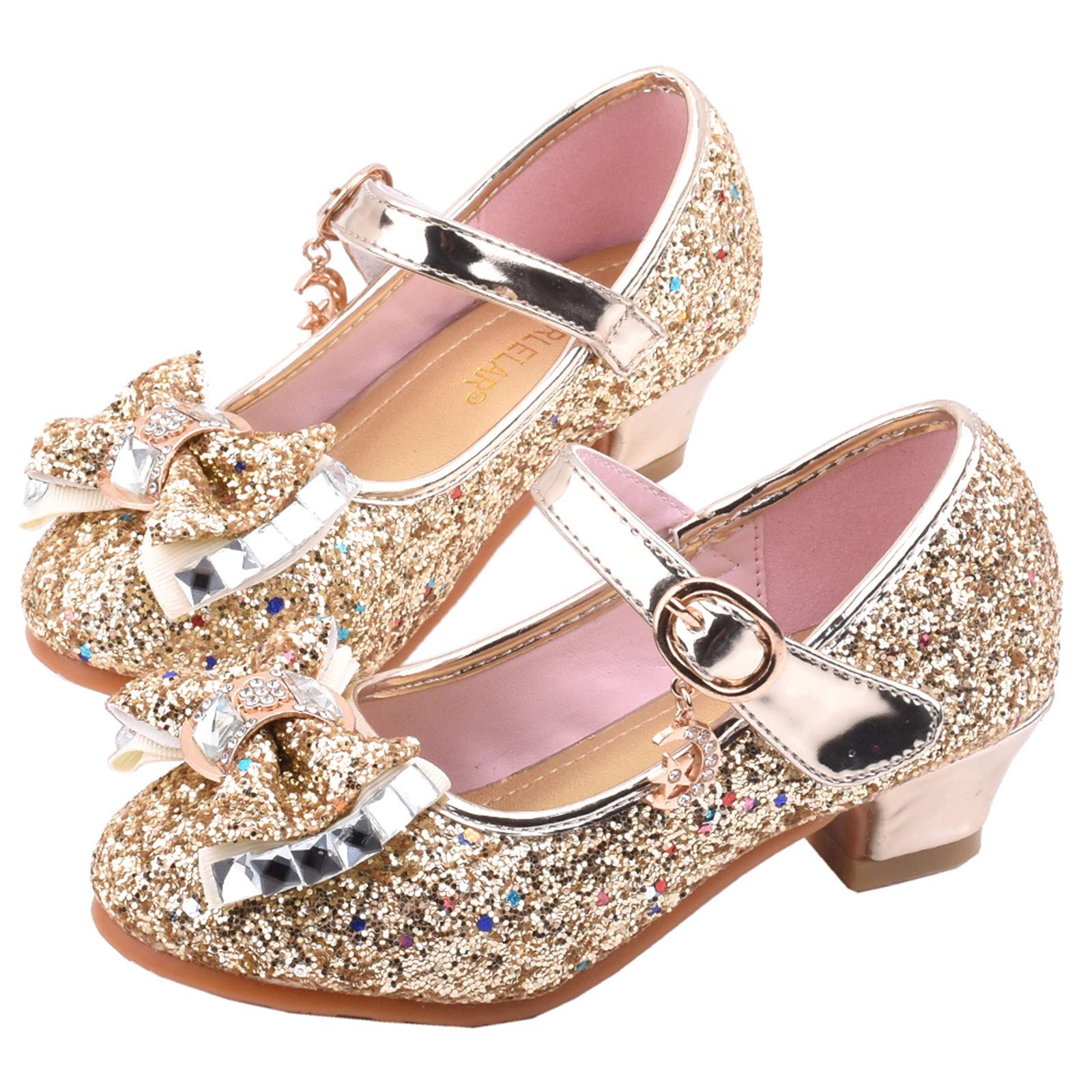 Chaussures de princesse pour fille - Chaussures à talons hauts - Chaussures de loisirs - Chaussures pour enfants - Ballerine - Performance - Chaussures de mariage - Chaussures de princesse -
