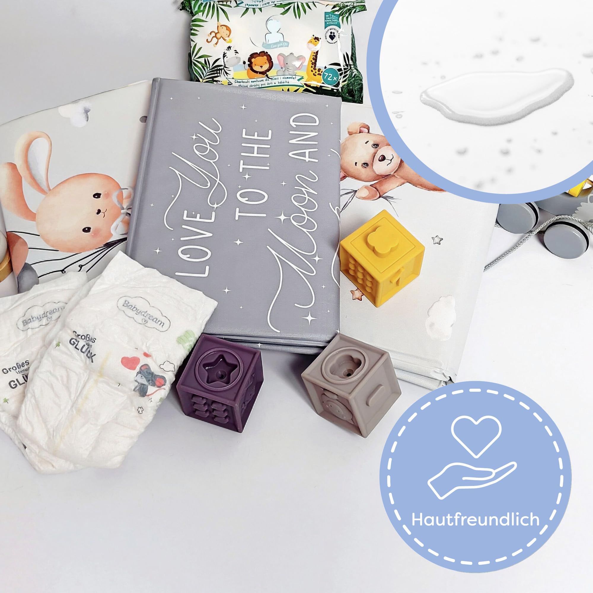 Materassino Fasciatoio Portatile 77x44cm - Impermeabile E Pieghevole - Per Cassettiera, Viaggi O Casa - Design Coniglietto - Foto 9