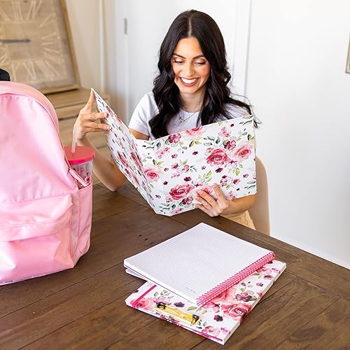 Miniatura 7 de Lindo portapapeles, folio con libreta forrada recargable y bolsillo interior de almacenamiento para mujer