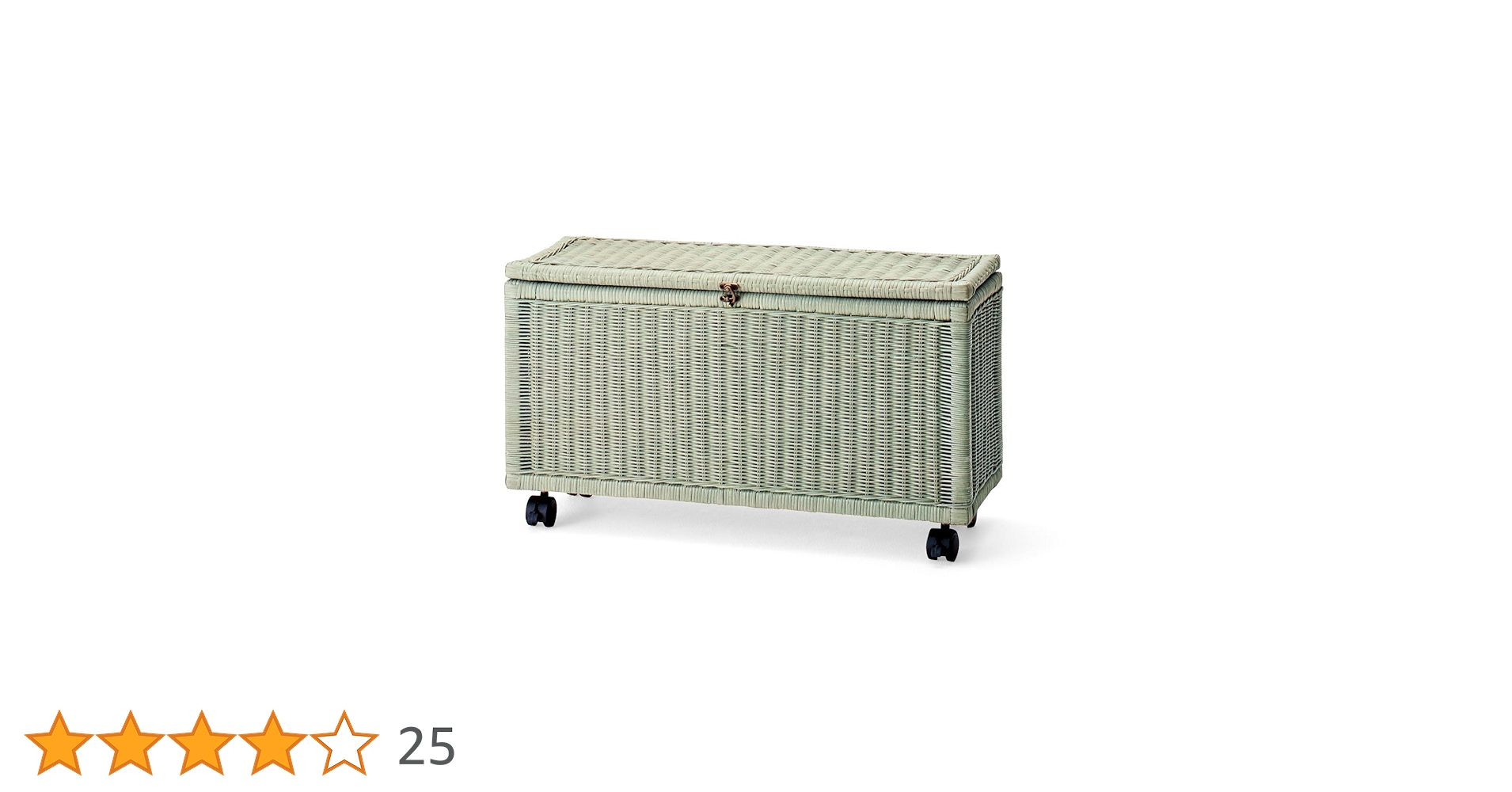 Amazon｜[ベルメゾン] 収納ボックス 大容量 キャスター付き ラタン