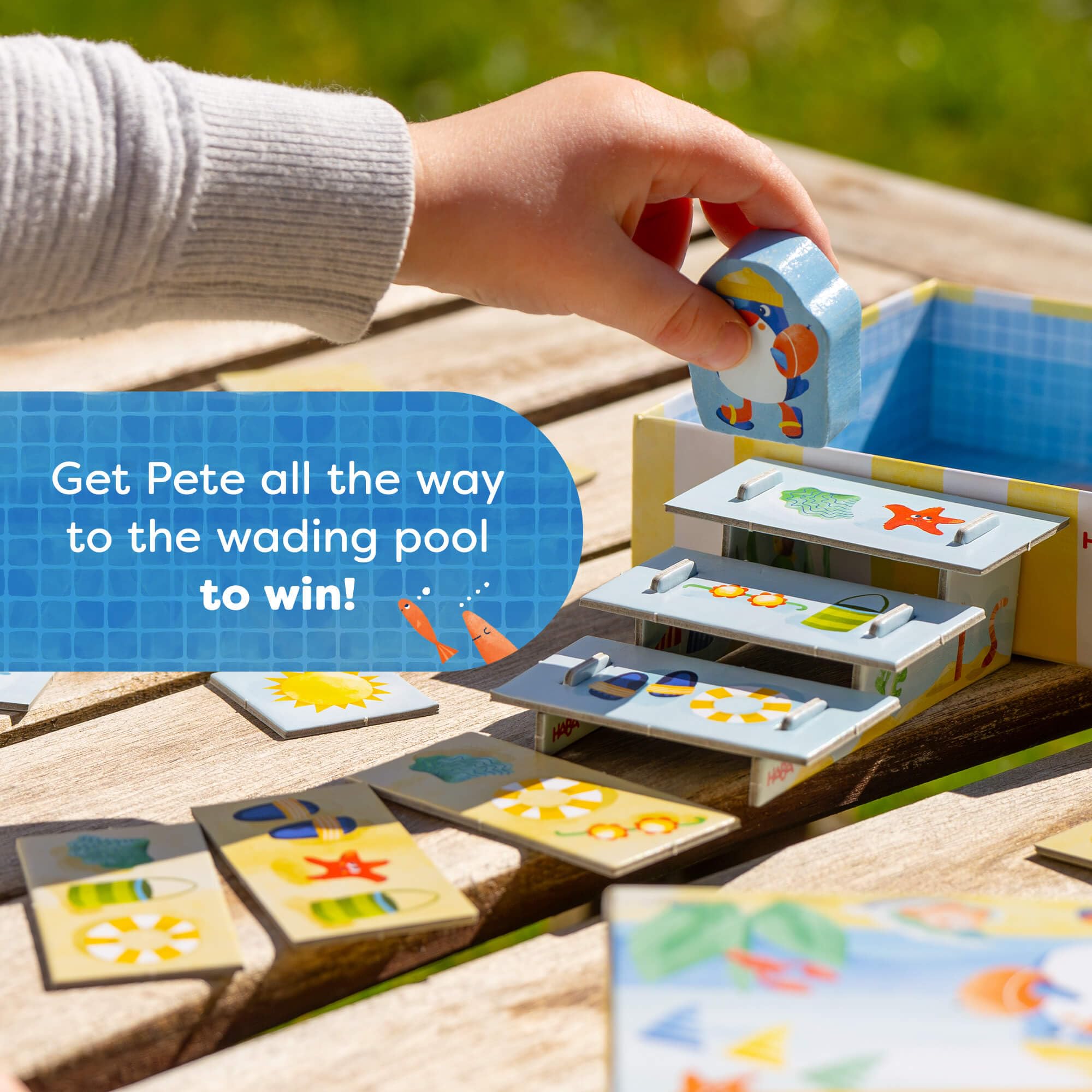 Haba Gioco educativo I miei primi giochi Pete Ahoy! cartone colorato
