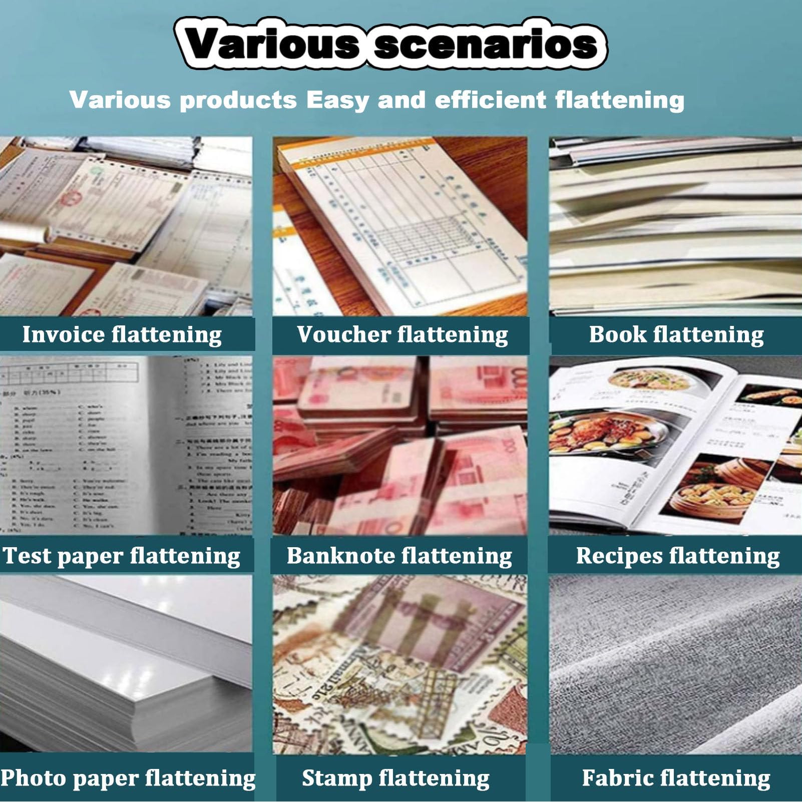 A3 máquina de Prensa de Papel Manual de Papel Plano para el recibo de Papel de álbum de tamaño A3 Pesado encuadernadora de Libros de Acero de Prensa de Tornillo de fabricación de Papel