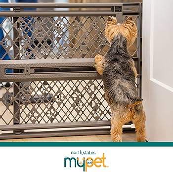 ●LOTONE & J-DOG Amazon.com: MYPET North States Paws Portable Pet Gate: 26-40