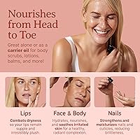 Vista 5 de Bella Terra Oils - Aceite orgánico de almendra de albaricoque 4oz - Sumérgete en la excelencia nutricional del albaricoque orgánico, alto