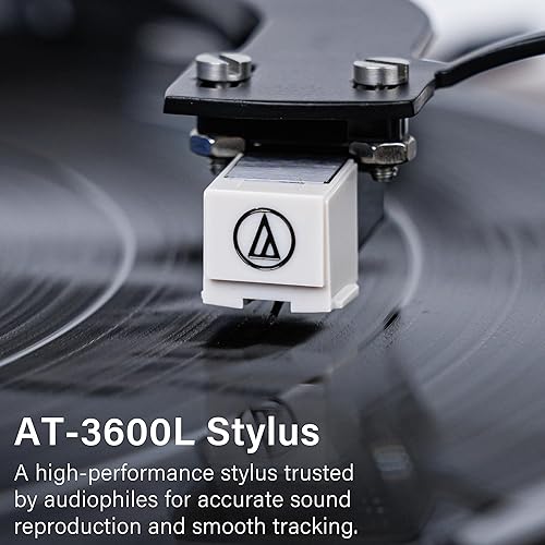 Miniatura 6 de Annesburg Tocadiscos de vinilo, tocadiscos Bluetooth con altavoces integrados para discos de vinilo, transmisión por correa de alta fidelidad 3345