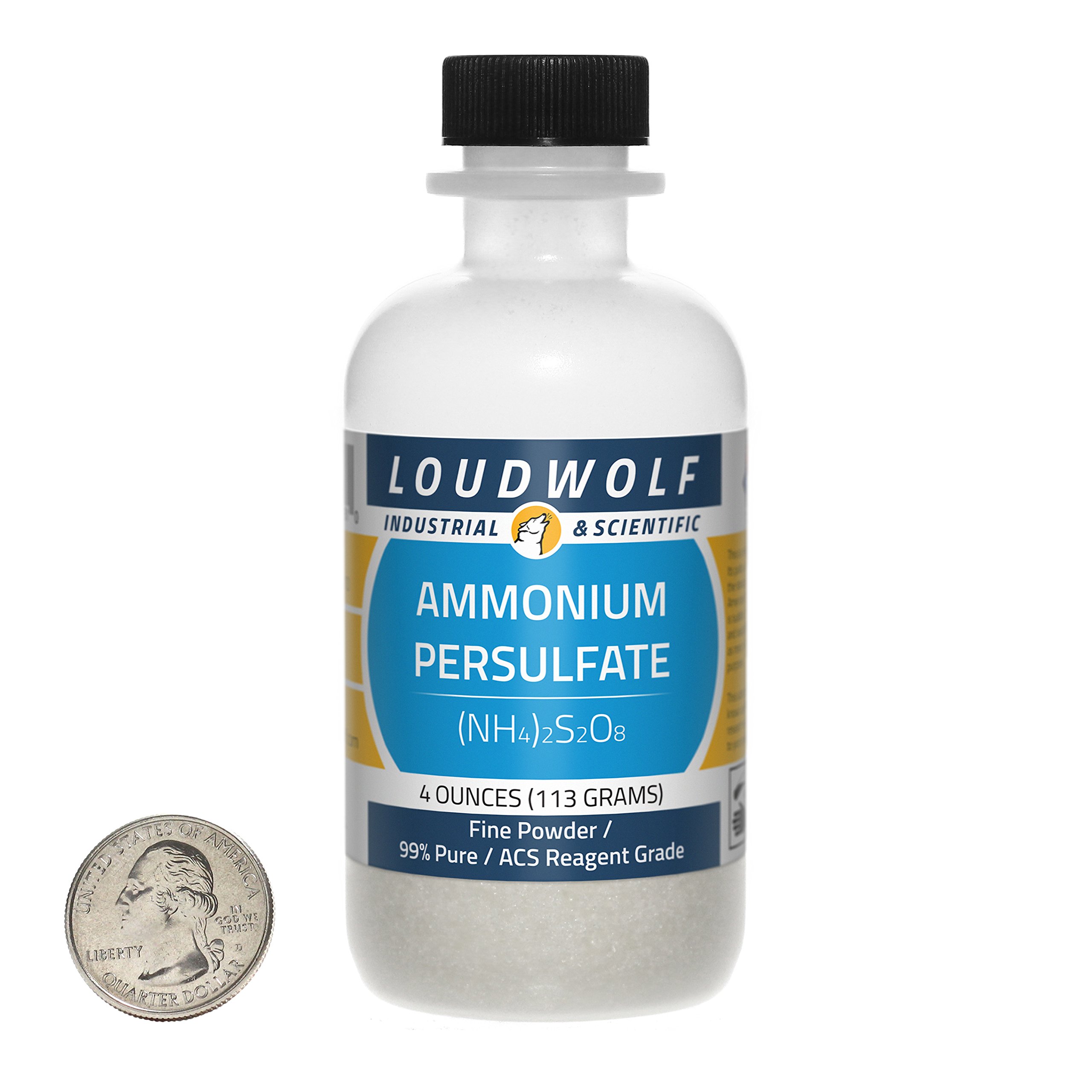 Ammonium Persulfate / 4 Ounce Bottle / 99% Pure ACS Reagent Grade/Fine Powder