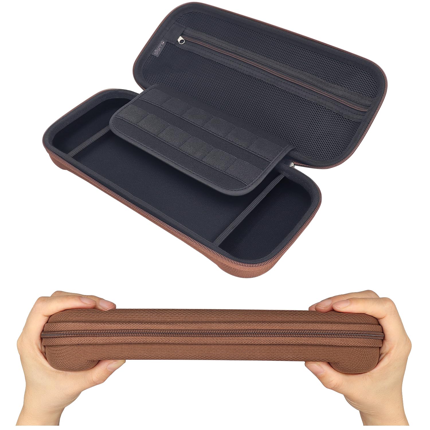 sisma Funda Delgada Compatible con Nintendo Switch 2 - Estuche Protector para Guardar y Proteger Consola Switch2 y Accesorios - Bolsa de Transporte — view 5