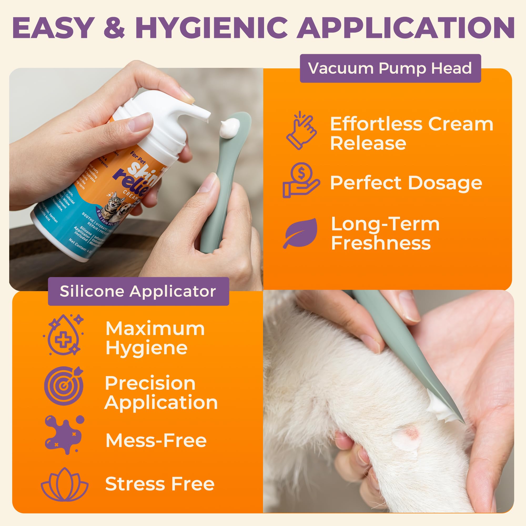 Dog Moisturiser Cream for Itchy Dry Skin/Paw/Fold, Hot Spot, Sore, Scratch view 8
