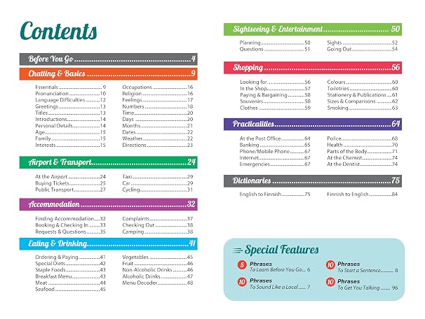 Lonely Planet Fast Talk Finnish ( كتاب العبارات )