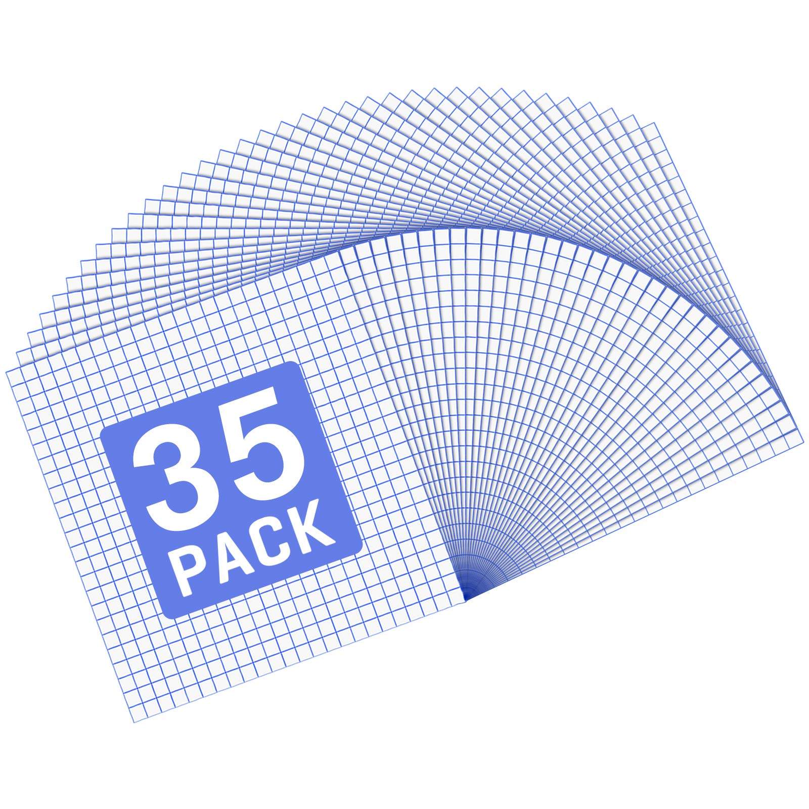 Buy HTVRONT Transfer Tape for Vinyl 35 Pack 12" x 12" w/Blue